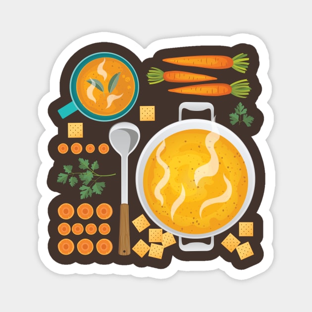 Homemade Soup Magnet by SWON Design