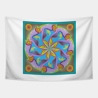 Sailing In Circles Tapestry