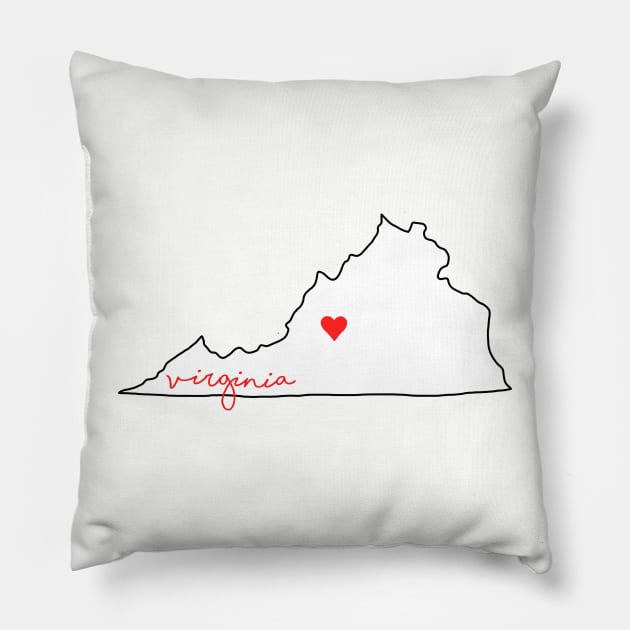 Lynchburg VA Pillow by kiramrob