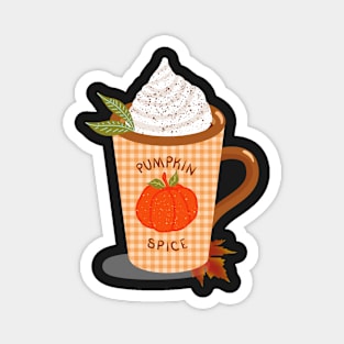 Pumpkin Spice Latte Magnet