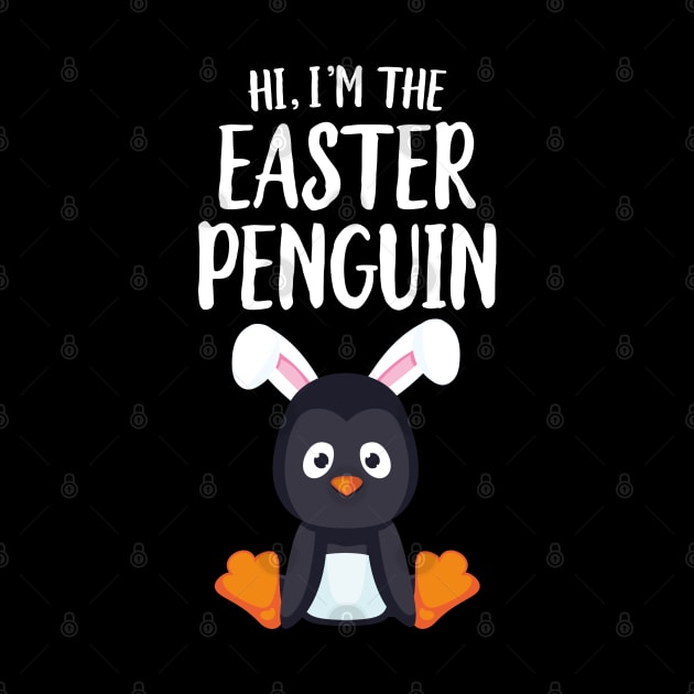 Hi I'm The Easter Penguin Cute Funny Easter by trendingoriginals