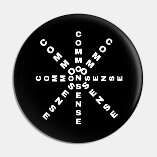 Common sense Pin