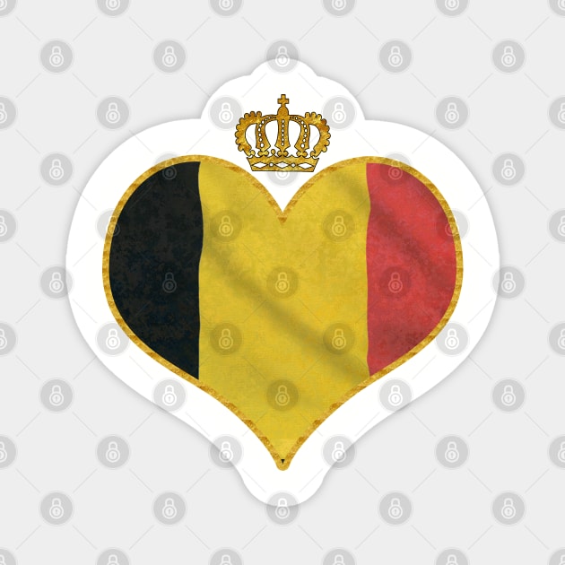 Love Belgium Magnet by PurplePeacock