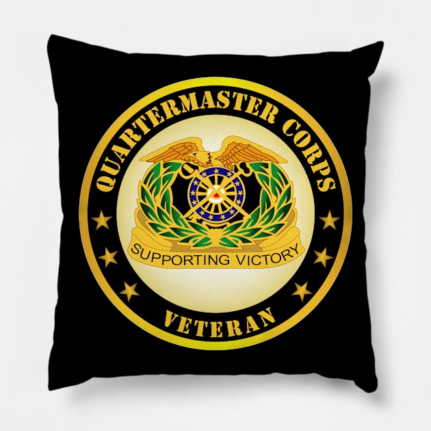 Quartermaster Corps Veteran Pillow by twix123844