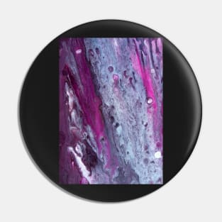 Pink geode acrylic painting pour - Abstract Pin