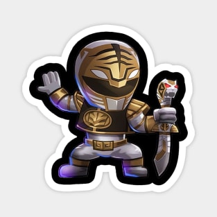 white ranger Magnet