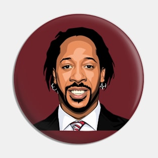 Katt Williams smile face illustration Pin