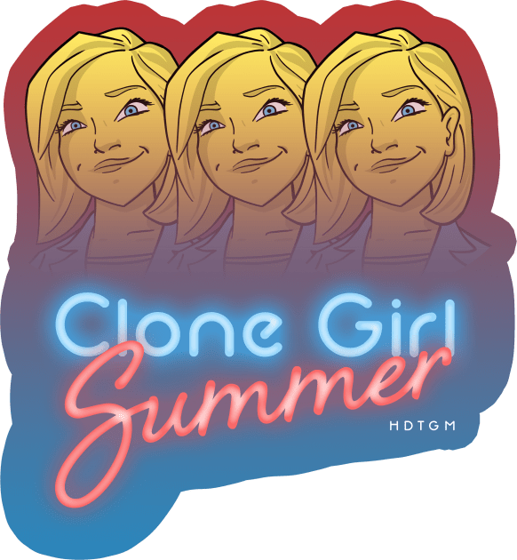 Clone Girl Summer Kids T-Shirt by How Did This Get Made?