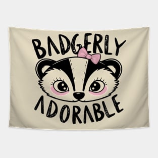 Badgerly Adorable Tapestry