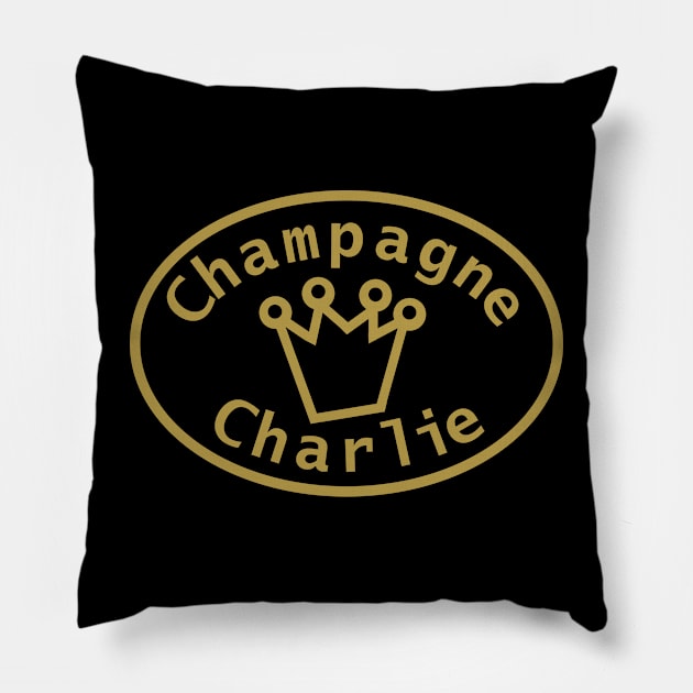 Crown and Charles Graphic Pillow by ellenhenryart