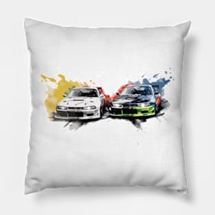 A Vibrant Race Pillow