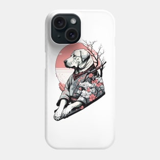 Labrador samurai Phone Case