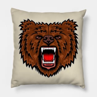 Grizzly Growl Pillow