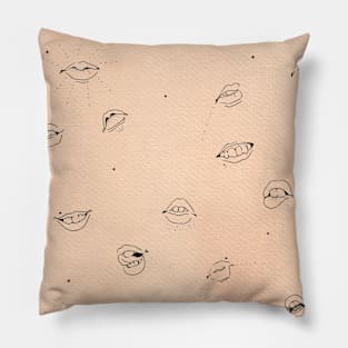 Peach lips Pillow