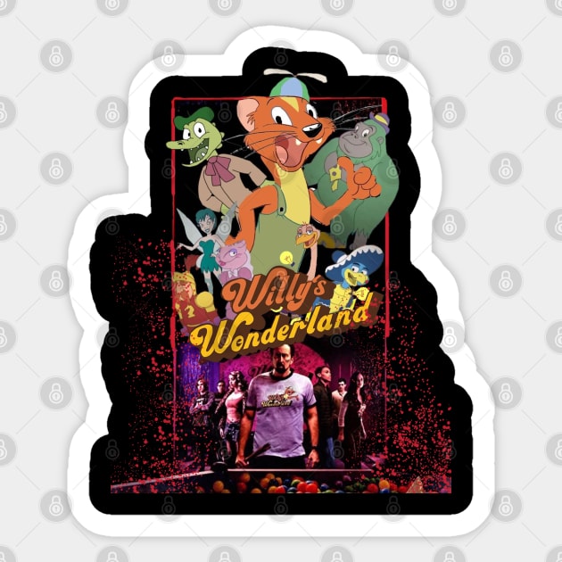 willy's wonderland Sticker