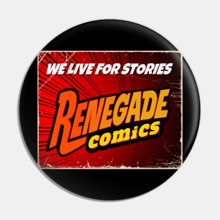 RENEGADE COMICS VINTAGE Pin