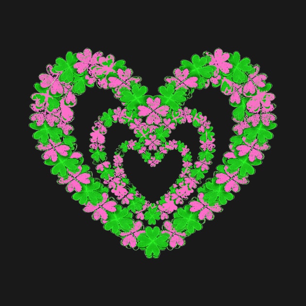 Pink Irish Hearts by hispanicworld