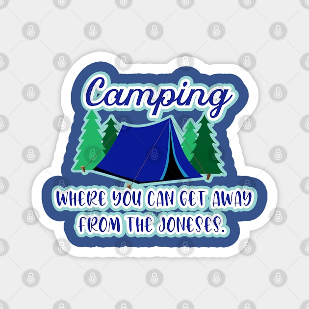 Camping Magnet by FamilyCurios