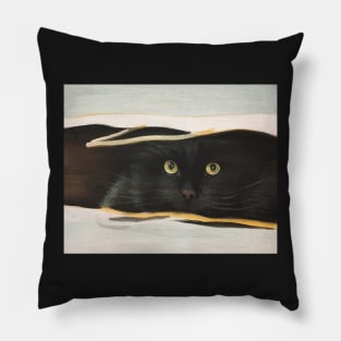 Cat in the Bag Pillow