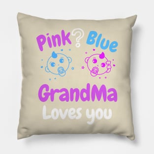 Pink or Blue GrandPa Loves you Pillow