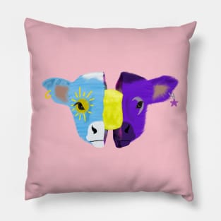 Space cow Pillow