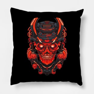 RED ETHEREAL SKULL Pillow