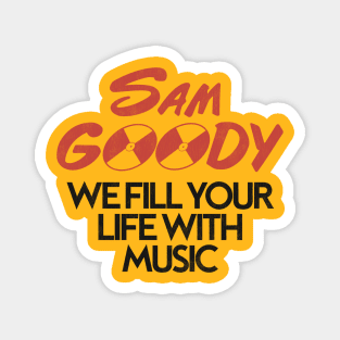 Sam Goody Retro Defunct Music Store Magnet