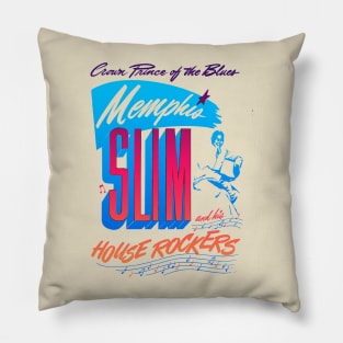 Memphis Slim gradient graphic Pillow