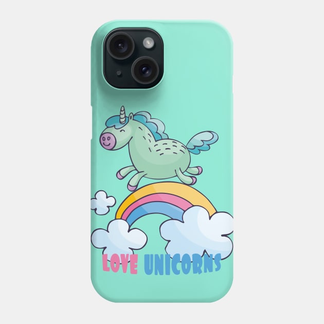 unicorn Phone Case by martian