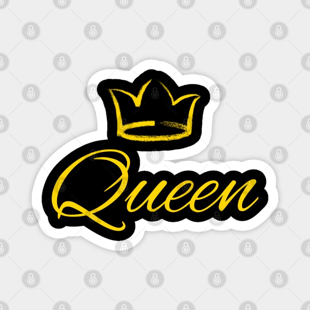 Black Queen, Black Woman, African American Woman. Magnet by UrbanLifeApparel