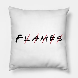 Flames Indian 90s kids friendship design Pillow