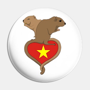 Gerbil Vietnam (light) Pin