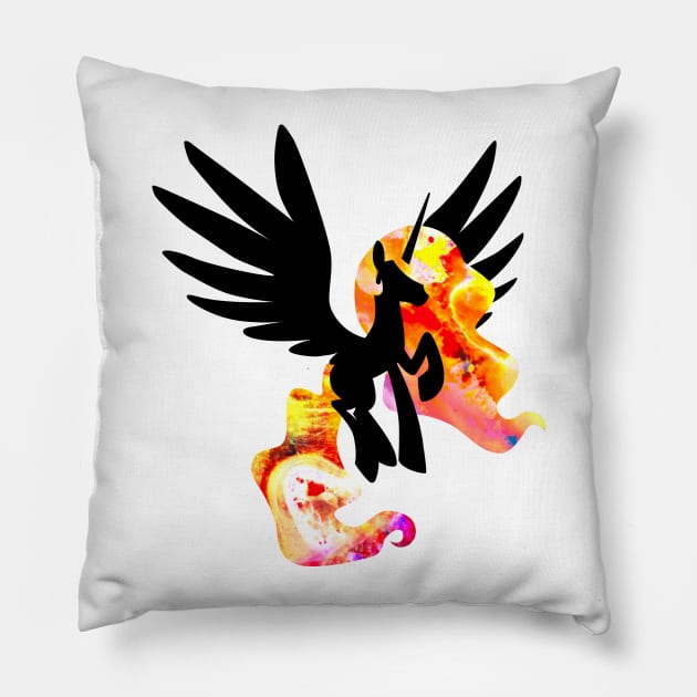 Solar Flare Pillow by KPShadowsquirrel