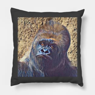 Western Lowland Gorilla Pillow