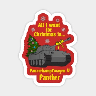 All I want for Christmas is... Pz-V Panther Magnet