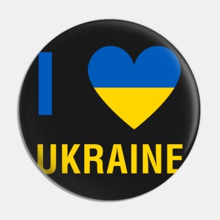 I Love Ukraine Pin