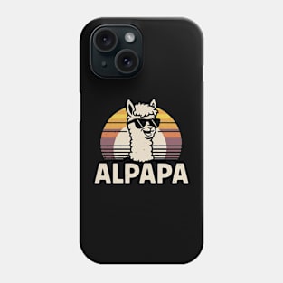 Funny Father's Day Papa Alpapa Alpaca best funny father's day gifts Phone Case