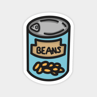 Baked Beans Can Magnet