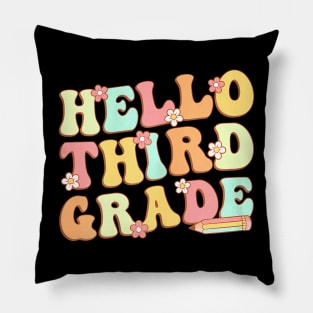 Third Grade Team 3rd Grade Teacher Girl Back to School Pillow