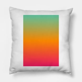 Green Purple Celebration Gradient Fashion Print Pillow