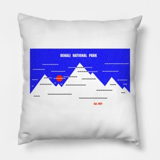 Denali National Park Pillow