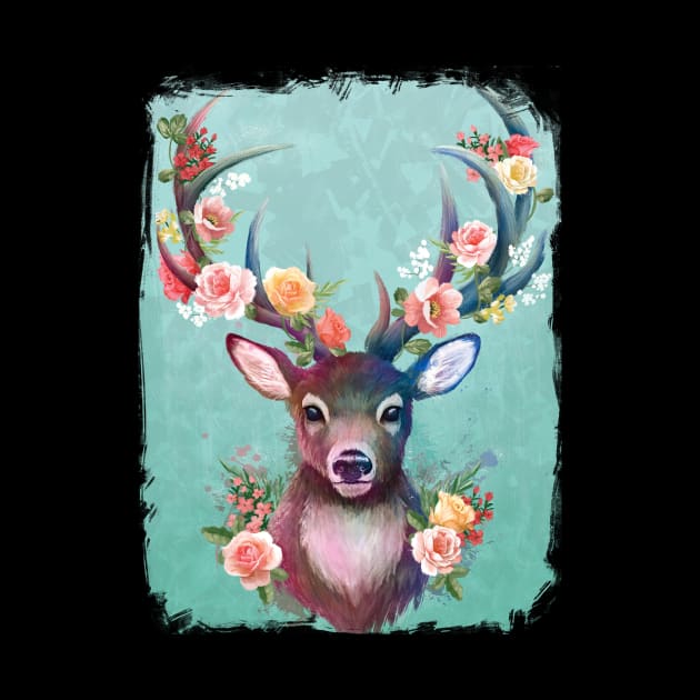 Deer of spring by RubyArt