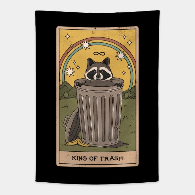 King of Trash Tapestry by thiagocorrea