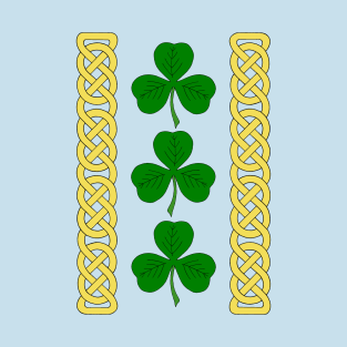 Shamrock Trio and Knotwork Bands T-Shirt