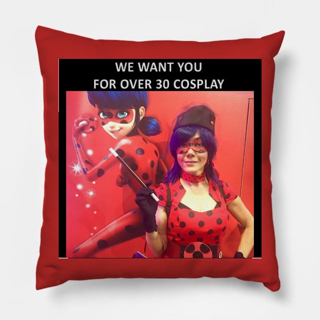 Jen Greeley WINS Pillow by Over30cosplay