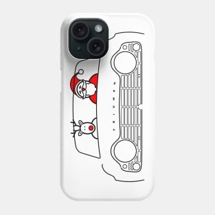 Triumph TR4 classic British sports car Christmas special edition Phone Case