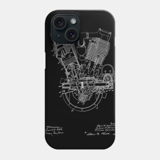 internal combustion engine Vintage Patent Drawing Phone Case