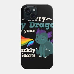 Sparkly Unicorn Shirt sparkly Dragon Gift Phone Case