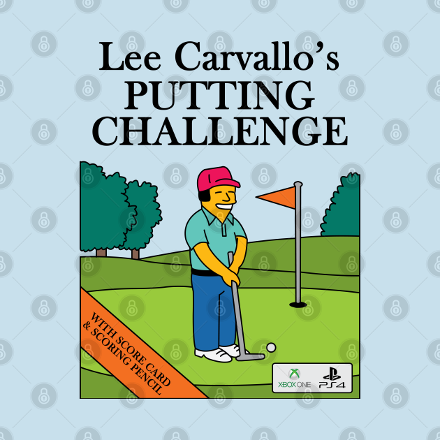 Lee Carvallo's Putting Challenge Simpsons Kids TShirt TeePublic
