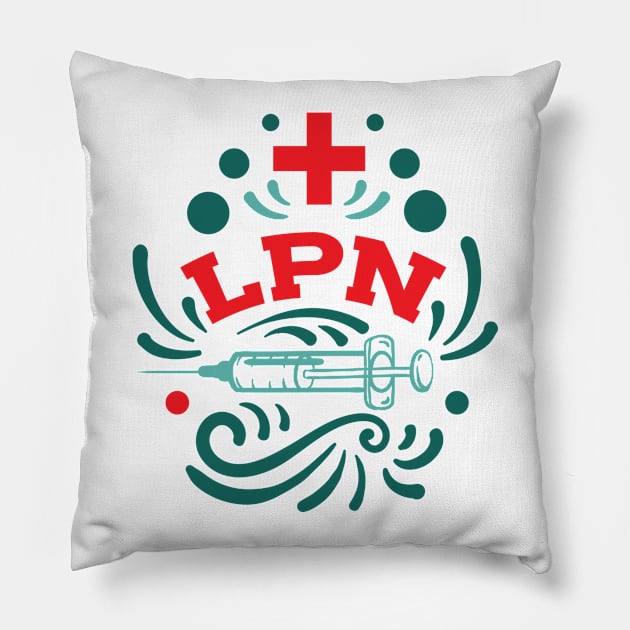 LPN Licensed Practical Nurse Pillow by KindlyHarlot